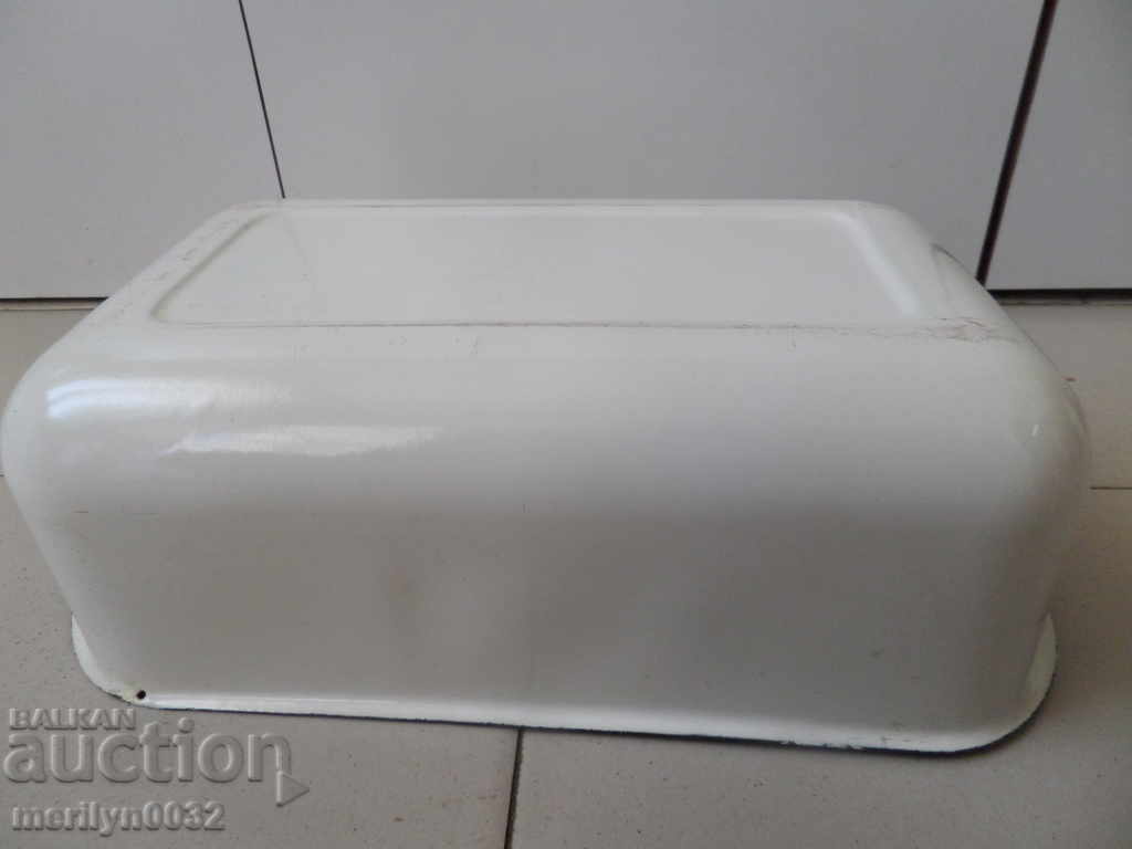 Enamelled tray USSR tray tray with enamel kitchen utensils - 5 Enamelled tray USSR tray tray with enamel kitchen utensils - 5