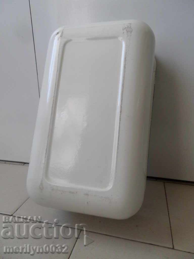 Enamelled tray USSR tray tray with enamel kitchen utensils - 6 Enamelled tray USSR tray tray with enamel kitchen utensils - 6