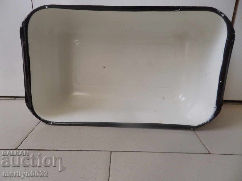 Enamelled tray USSR tray tray with enamel kitchen utensils - 7 Enamelled tray USSR tray tray with enamel kitchen utensils - 7