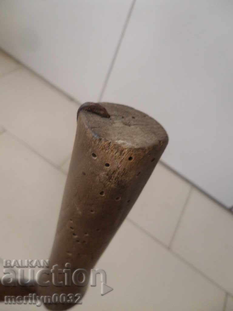 Old sickle, knife, blade, wrought iron - 6