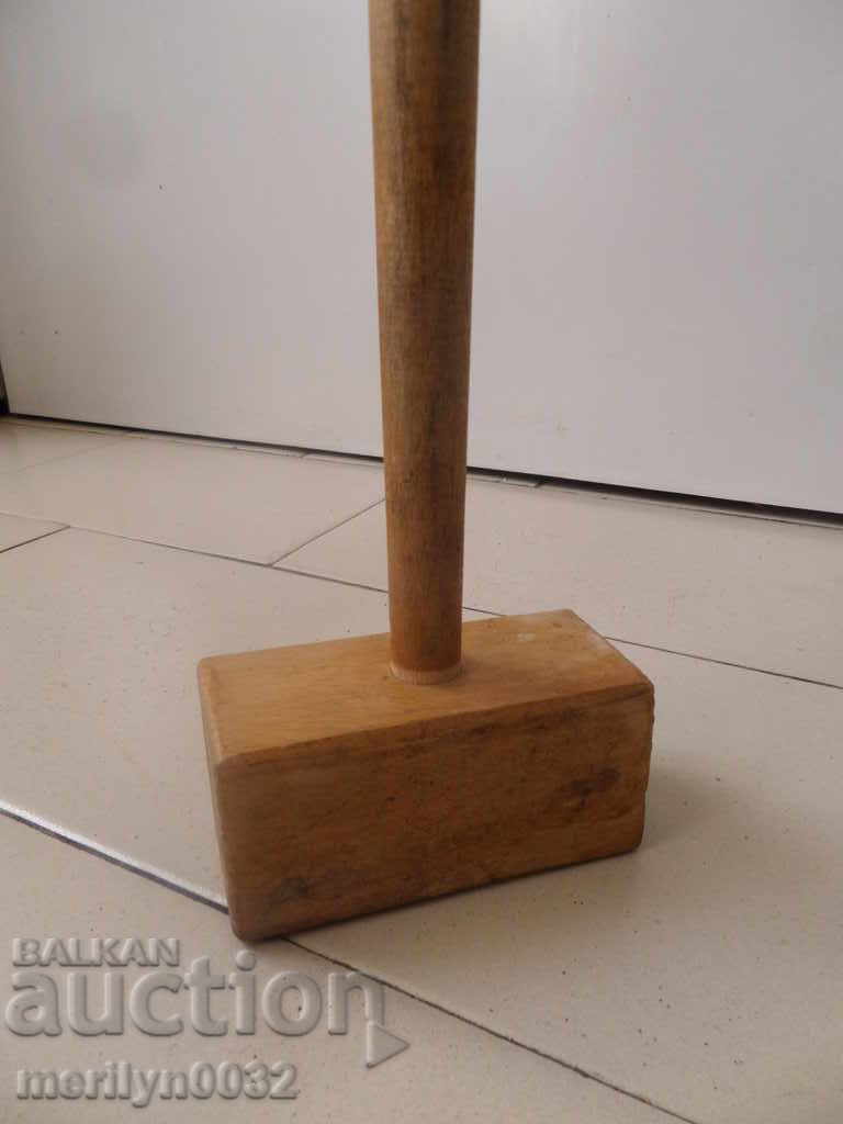 Old wooden hammer, instrument, wooden, 20th century - 5 Old wooden hammer, instrument, wooden, 20th century - 5