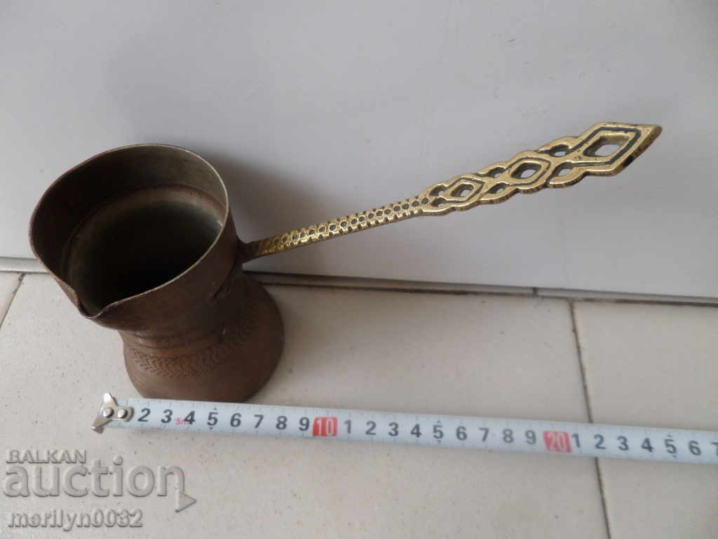 Old copper jug, coffee bean, baker with price 45.00 BGN | € 23.01