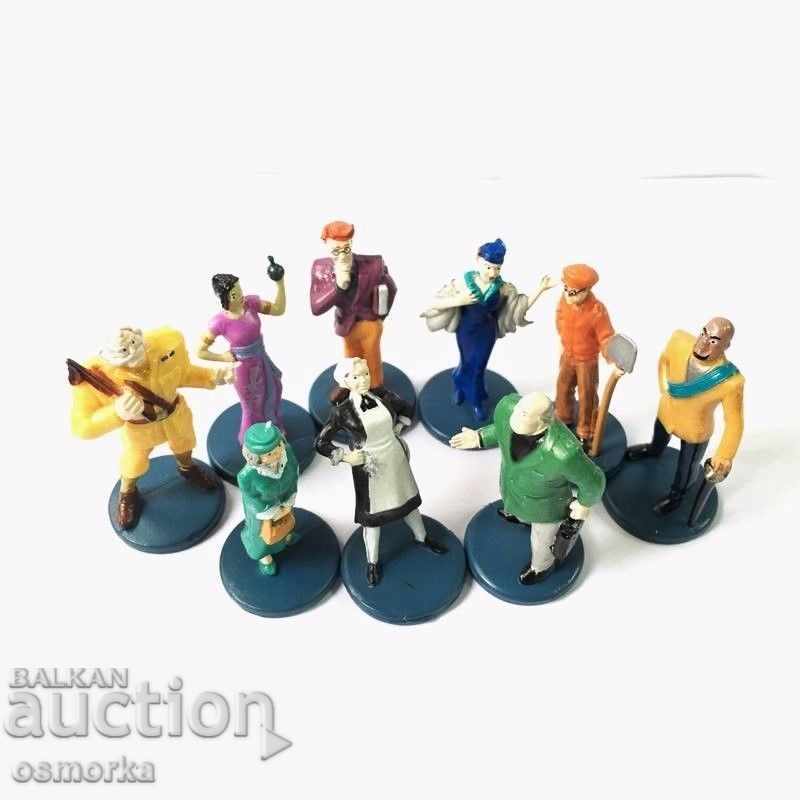 10 collectible figurines different heroes movie game Clue with price 20.00 BGN | € 10.23 10 collectible figurines different heroes movie game Clue with price 20.00 BGN | € 10.23