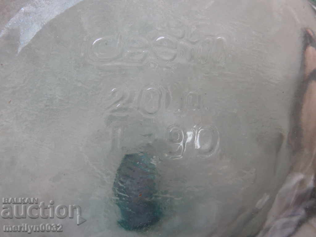 A glass bottle with a cartoon bottle of a bottle of 20 liters of brandy - 7 A glass bottle with a cartoon bottle of a bottle of 20 liters of brandy - 7