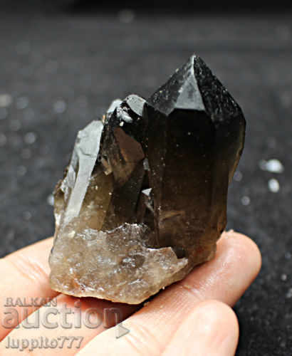 Auction natural black smoky quartz druza Auction natural black smoky quartz druza
