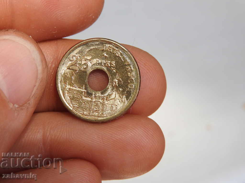 Spain 25 peters 1993 with price € 0.30 | 0.59 BGN Spain 25 peters 1993 with price € 0.30 | 0.59 BGN