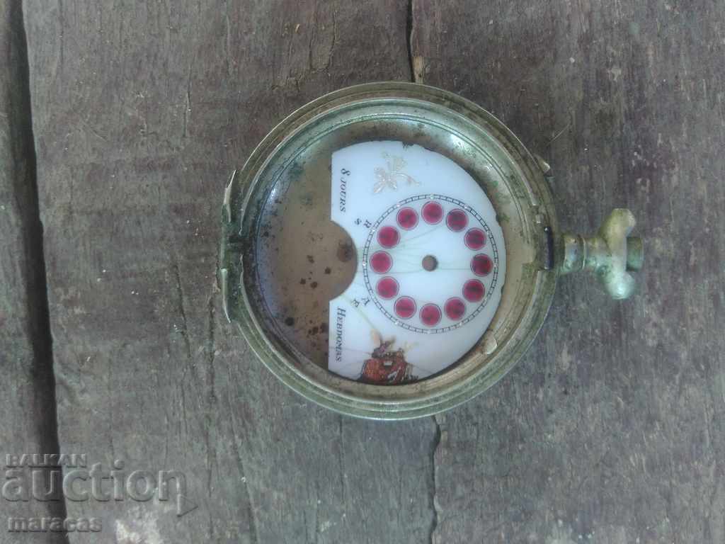 Капак и циферблат за джобен Хебдомас с цена € 10.00 | 19.56 лв. Капак и циферблат за джобен Хебдомас с цена € 10.00 | 19.56 лв.