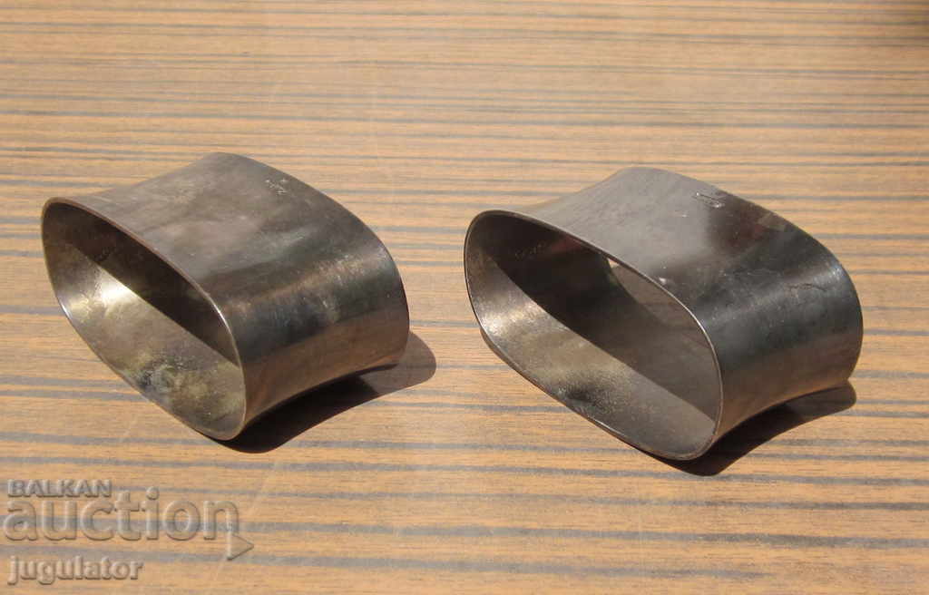 Auction old antique German ABS silver-plated sackcloths two pieces Auction old antique German ABS silver-plated sackcloths two pieces