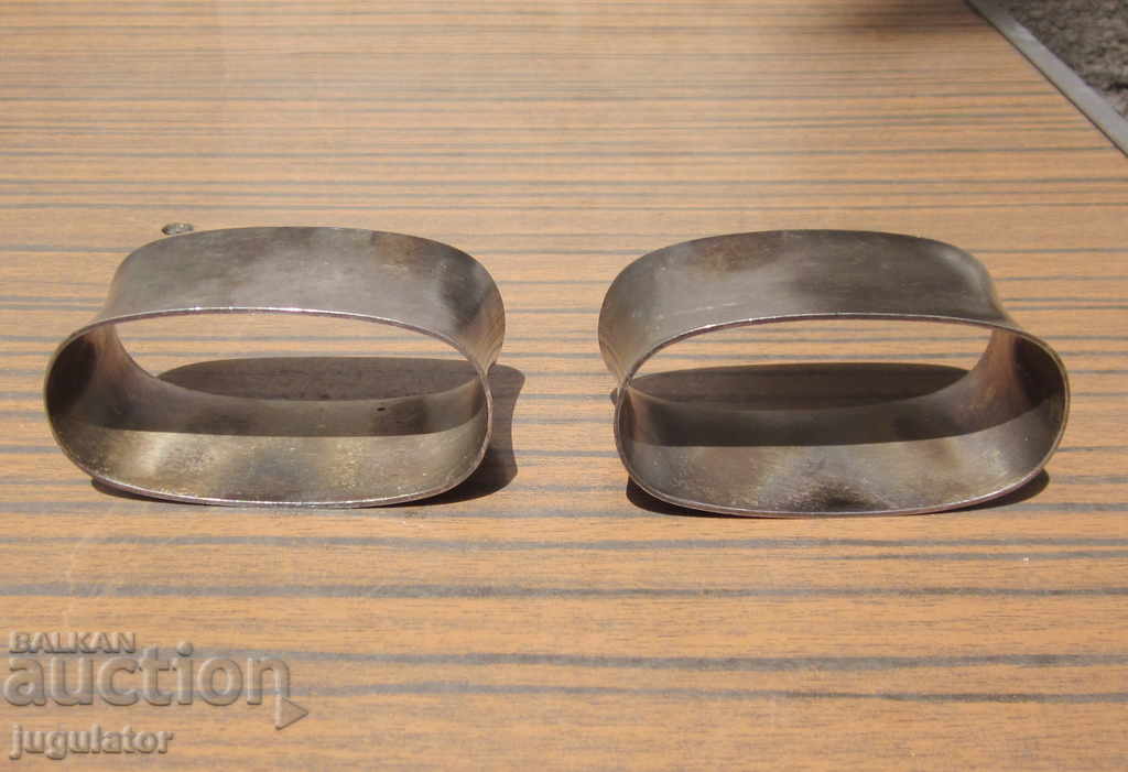 old antique German ABS silver-plated sackcloths two pieces - 5 old antique German ABS silver-plated sackcloths two pieces - 5