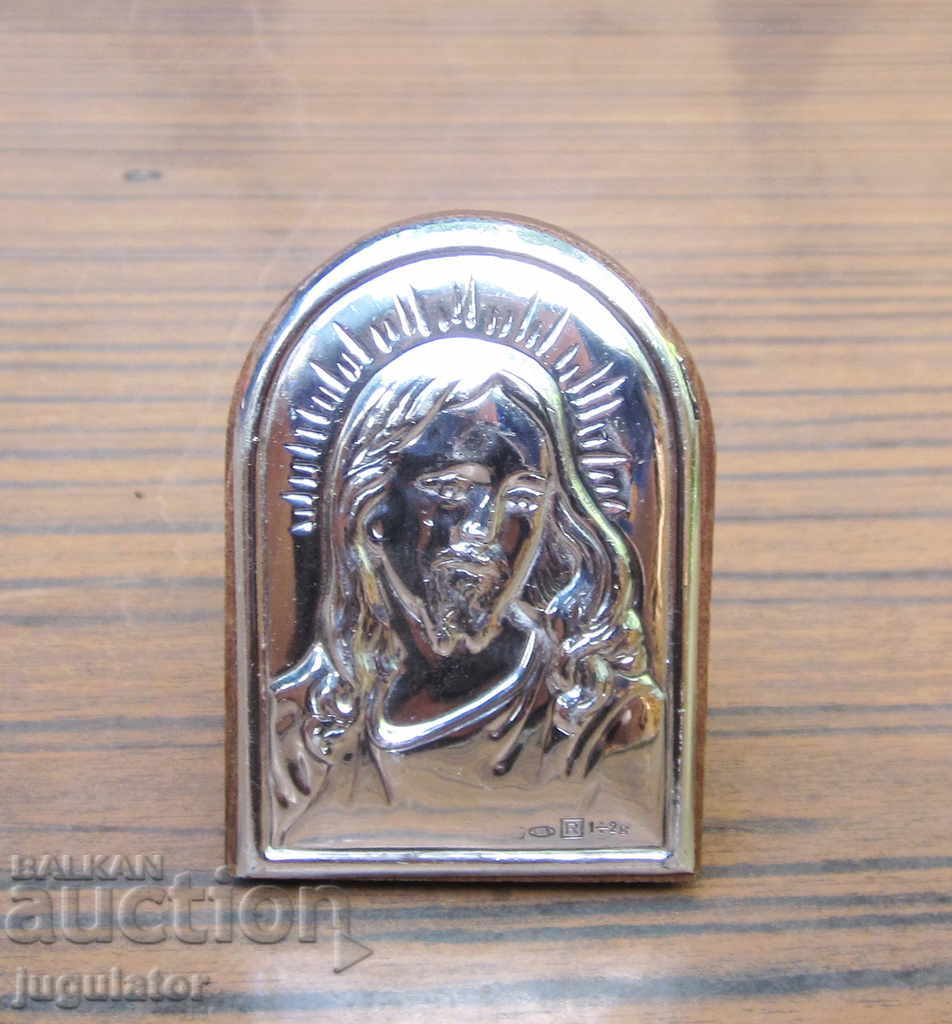 small desktop silver 925 home icon Jesus Christ