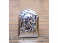 малка настолна сребърна 925 домашна икона Исус Христос