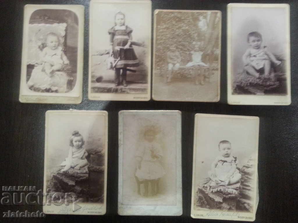 7 old photos, French photo. CVD