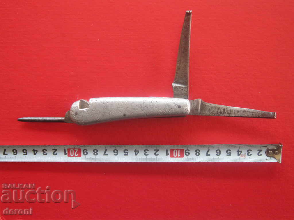 Уникален немски военен нож медицински  Aesculap ножка