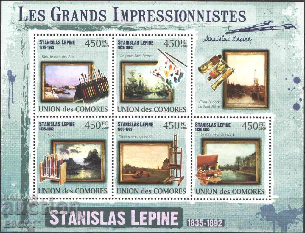 Curățare de pictură în bloc Stanislas Lepine 2009 din Insulele Comore