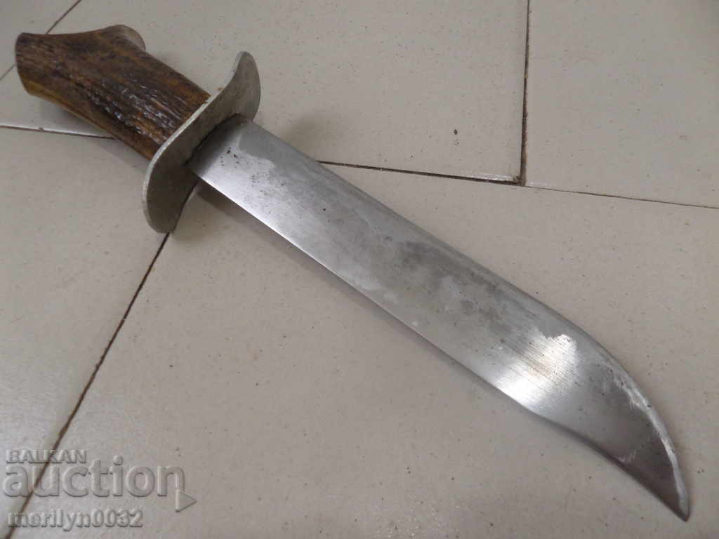 Kaniya hunting knife with deer antler handle - 6 Kaniya hunting knife with deer antler handle - 6