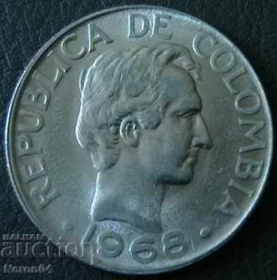 20 cent 1968, Colombia with price 1.99 BGN | € 1.02