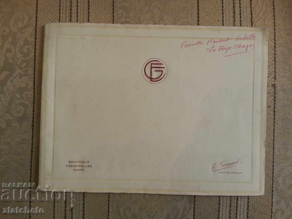 Old pictures. French photo with price 5.00 BGN | € 2.56 Old pictures. French photo with price 5.00 BGN | € 2.56