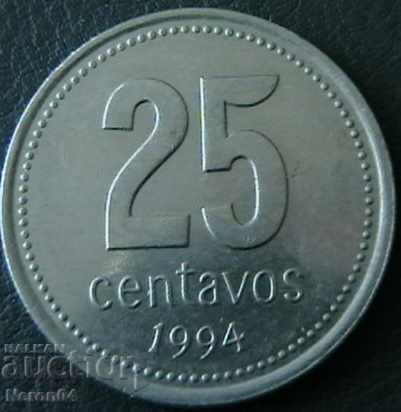 25 cent 1994, Argentina
