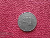 200 PESOS COLOMBIA 1994