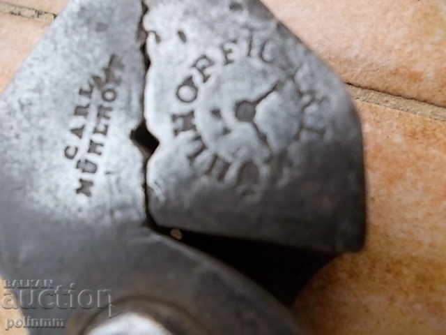 Old German pliers with price 20.00 BGN | € 10.23