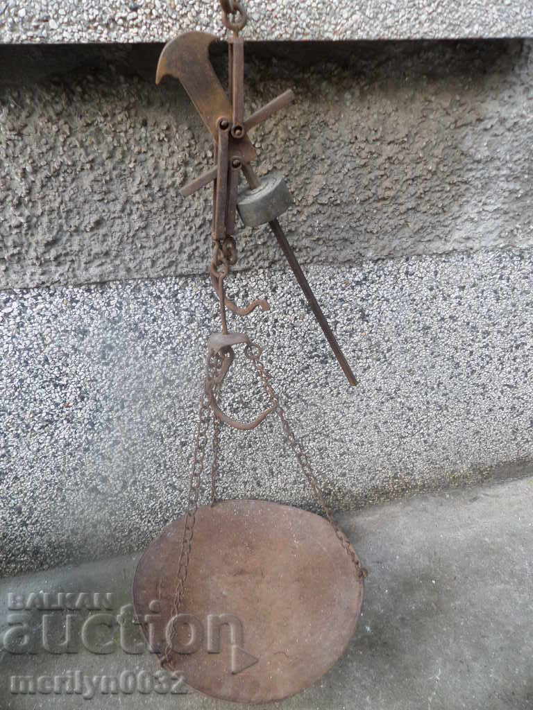 Стар кантар, паланца, везна, теглилка от началото на ХХ век - 7