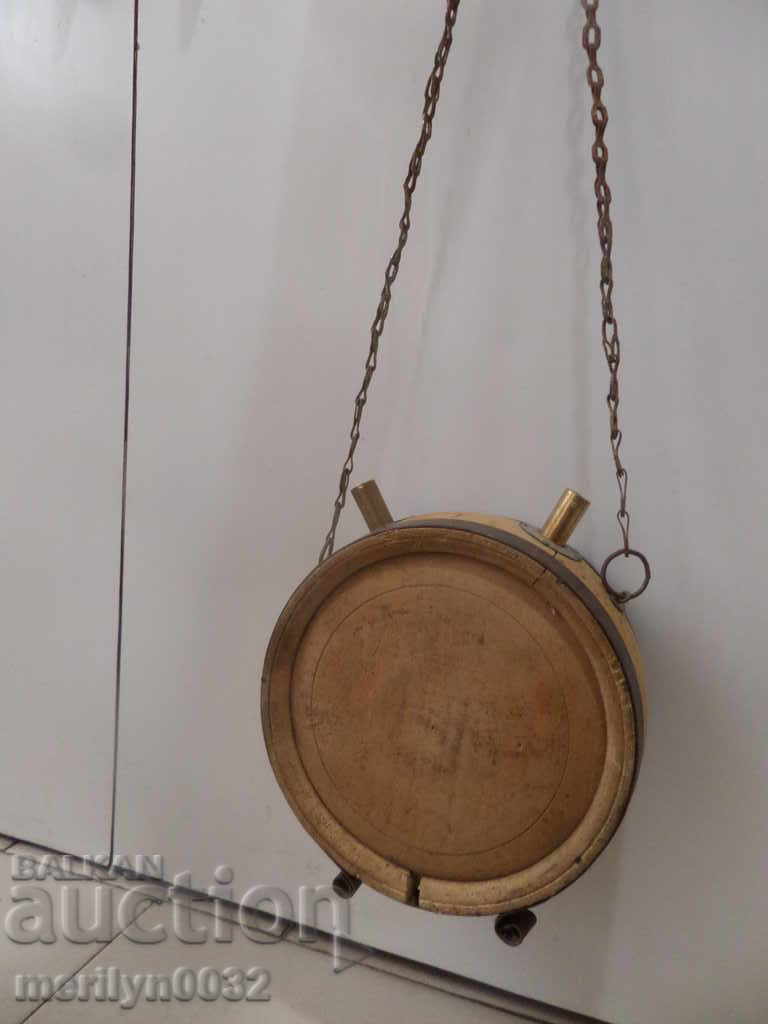 Стар конски бъкел, бъклица, буре, крина, дървения павур