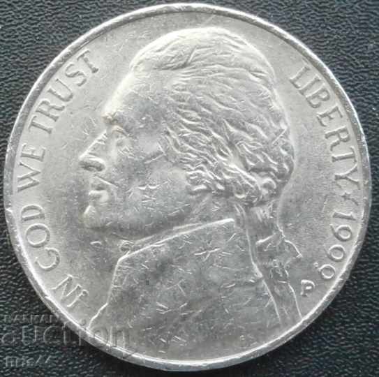 US 5 cents - 1999