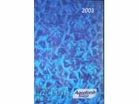 Calendar-notebook - 2003