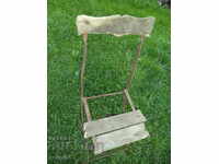 OLD FORGED GARDEN FOLDING CHAIR
