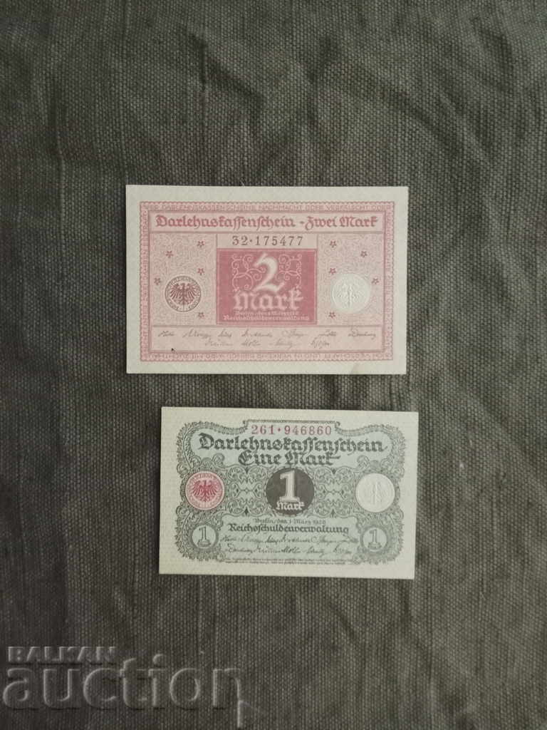 1 and 2 marks Germany 1920 1 and 2 marks Germany 1920