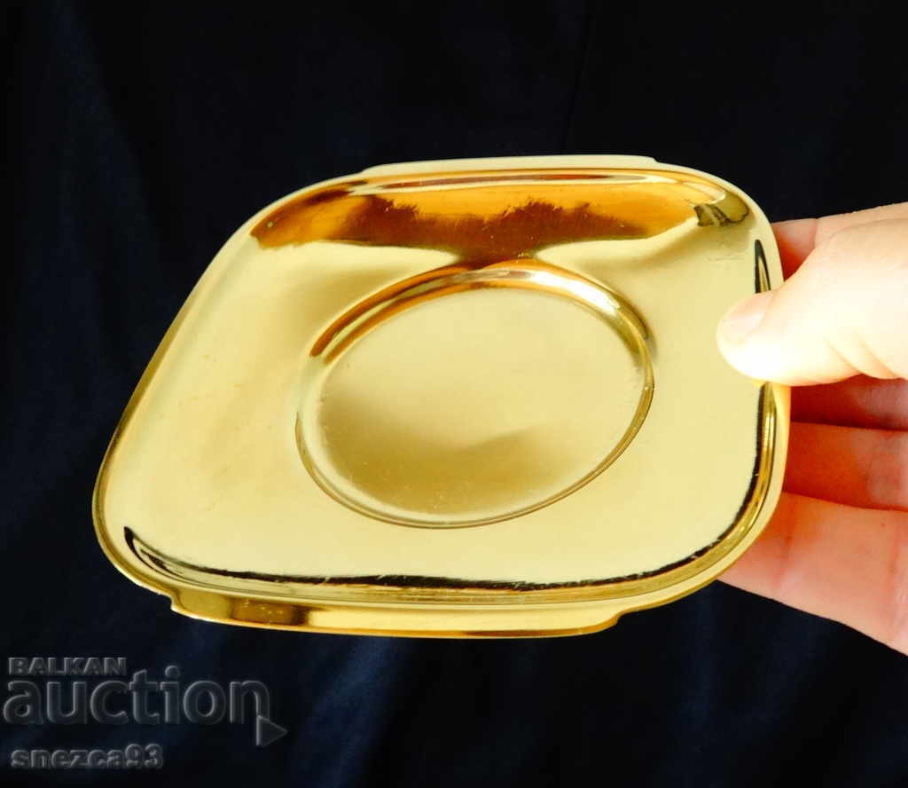 Swedish bronze dessert plate Swedish bronze dessert plate