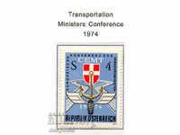 1974. Austria. Conferința miniștrilor transporturilor.