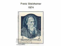 1974. Austria. Franz Stelzhamer, an Austrian poet and novelist
