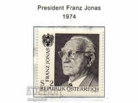 1974. Austria. Președintele Franz Jonas (1899-1974).