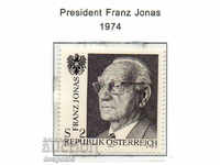 1974. Austria. President Franz Jonas (1899-1974).