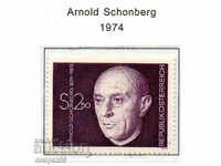 1974. Австрия. Arnold Schönberg, композитор и художник.