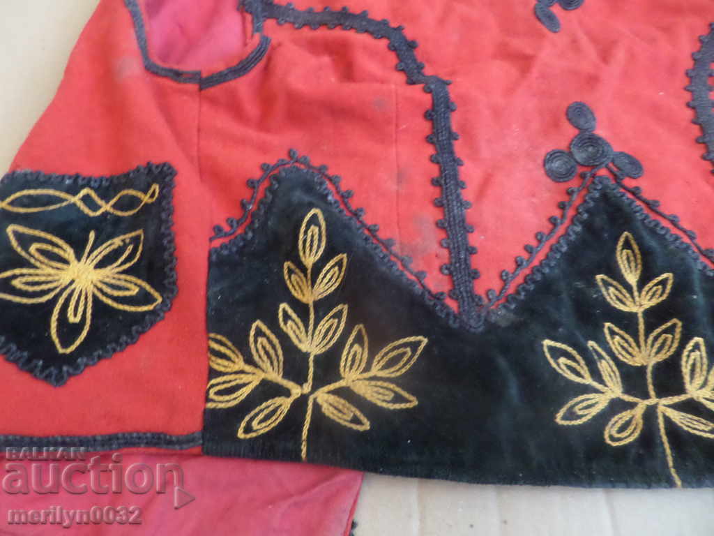 Old embroidered wearing costume, embroidery woolen - 7 Old embroidered wearing costume, embroidery woolen - 7