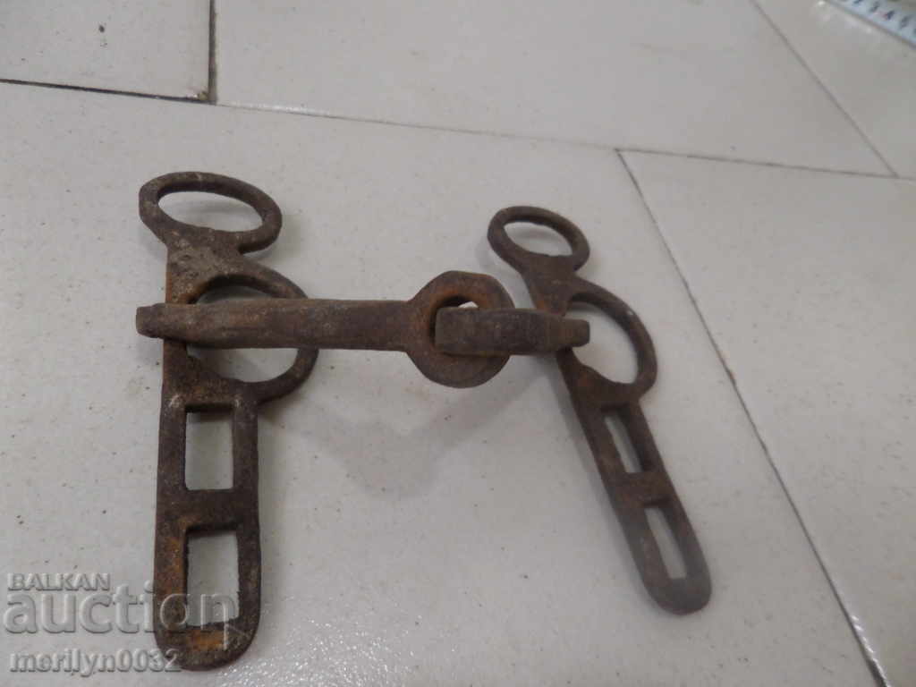 An old forged bridle reins wrought iron, a harness - 6 An old forged bridle reins wrought iron, a harness - 6