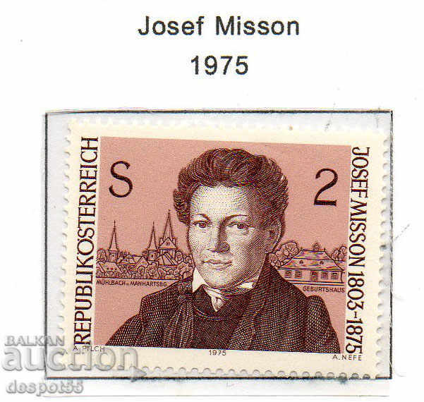 1975. Austria. Joseph Mison, a Catholic cleric.