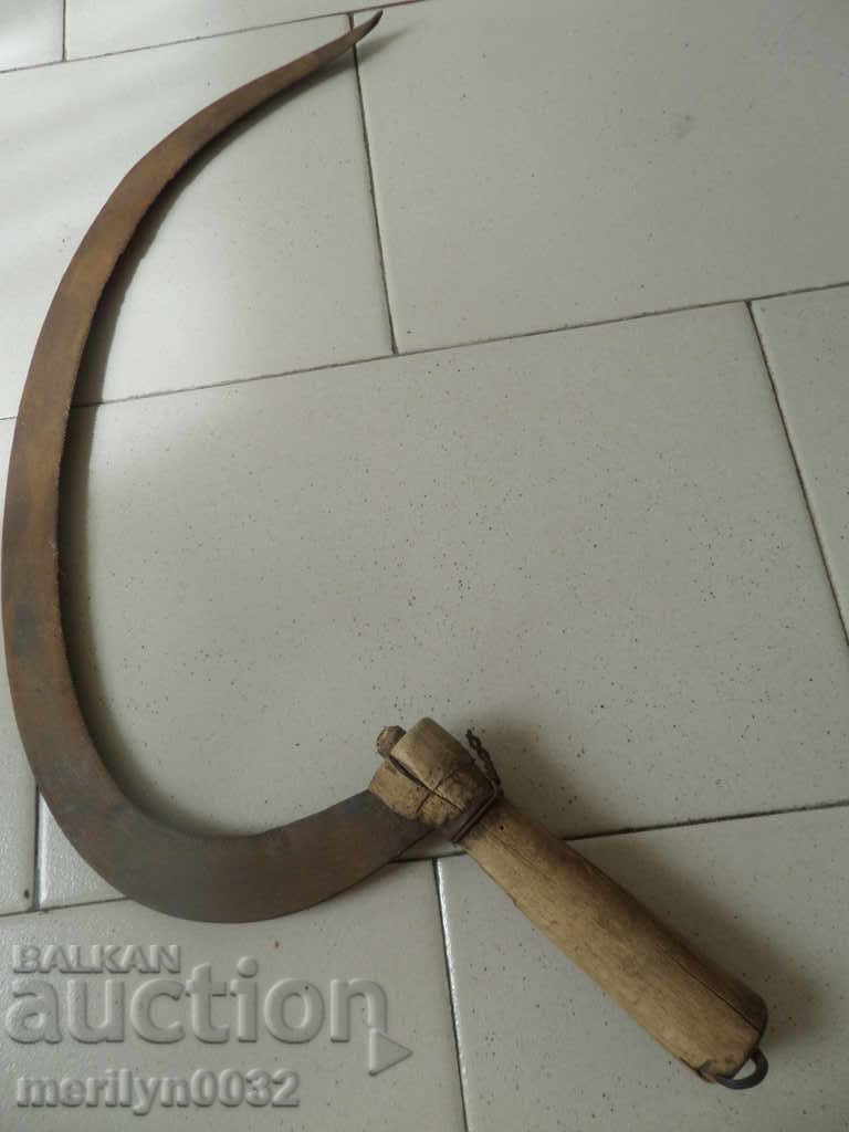 Old sickle, knife, blade, wrought iron - 5 Old sickle, knife, blade, wrought iron - 5