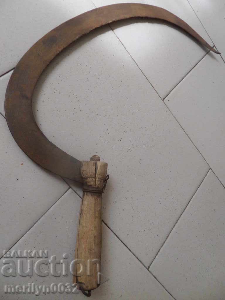 Old sickle, knife, blade, wrought iron - 7 Old sickle, knife, blade, wrought iron - 7