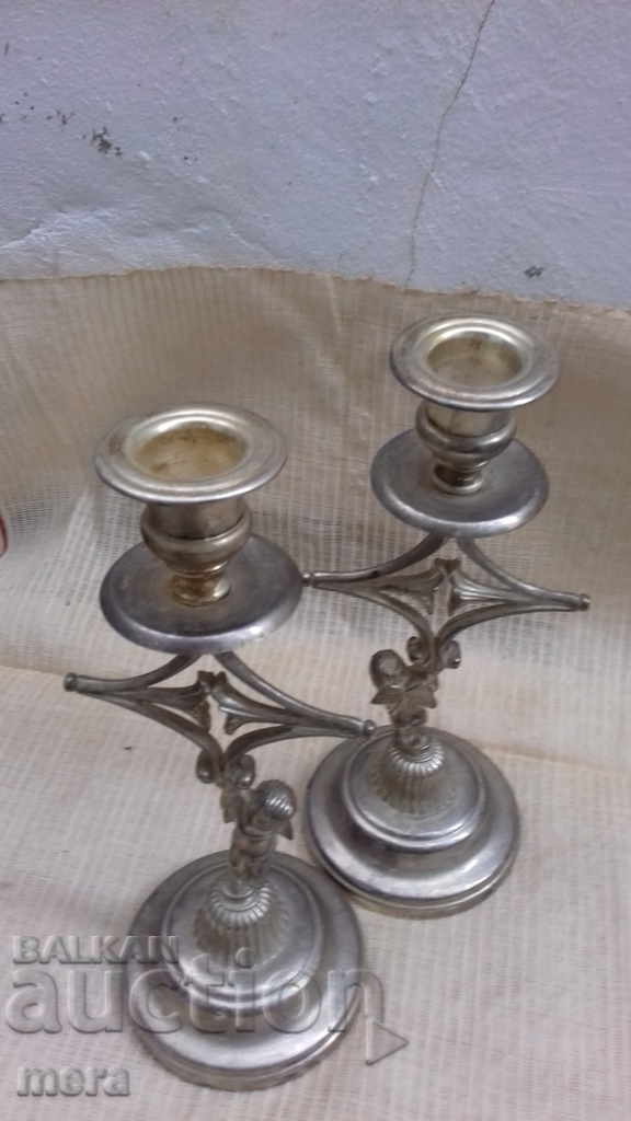 A pair of candlesticks - 6