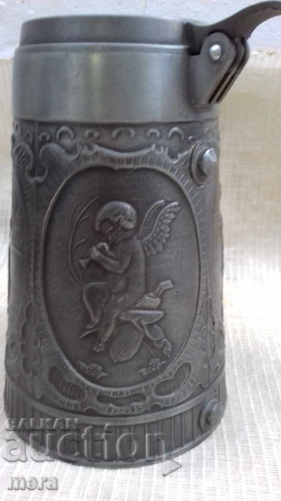 Delivery of Large metal zinc container