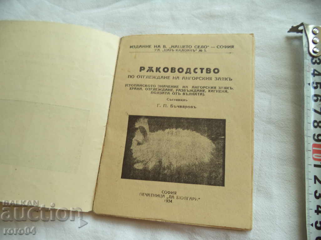 ANGORIC BROADCASTING GUIDE - G. BACHVAROV with price 15.00 BGN | € 7.67 ANGORIC BROADCASTING GUIDE - G. BACHVAROV with price 15.00 BGN | € 7.67
