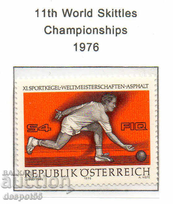 1975. Αυστρία. Παγκόσμιο Πρωτάθλημα Μπόουλινγκ