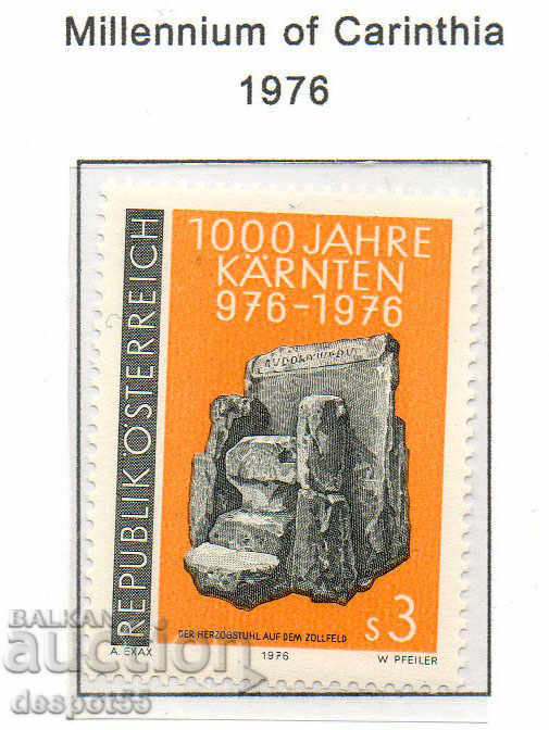 1976. Австрия. 1000 г. на областта Каринтия.