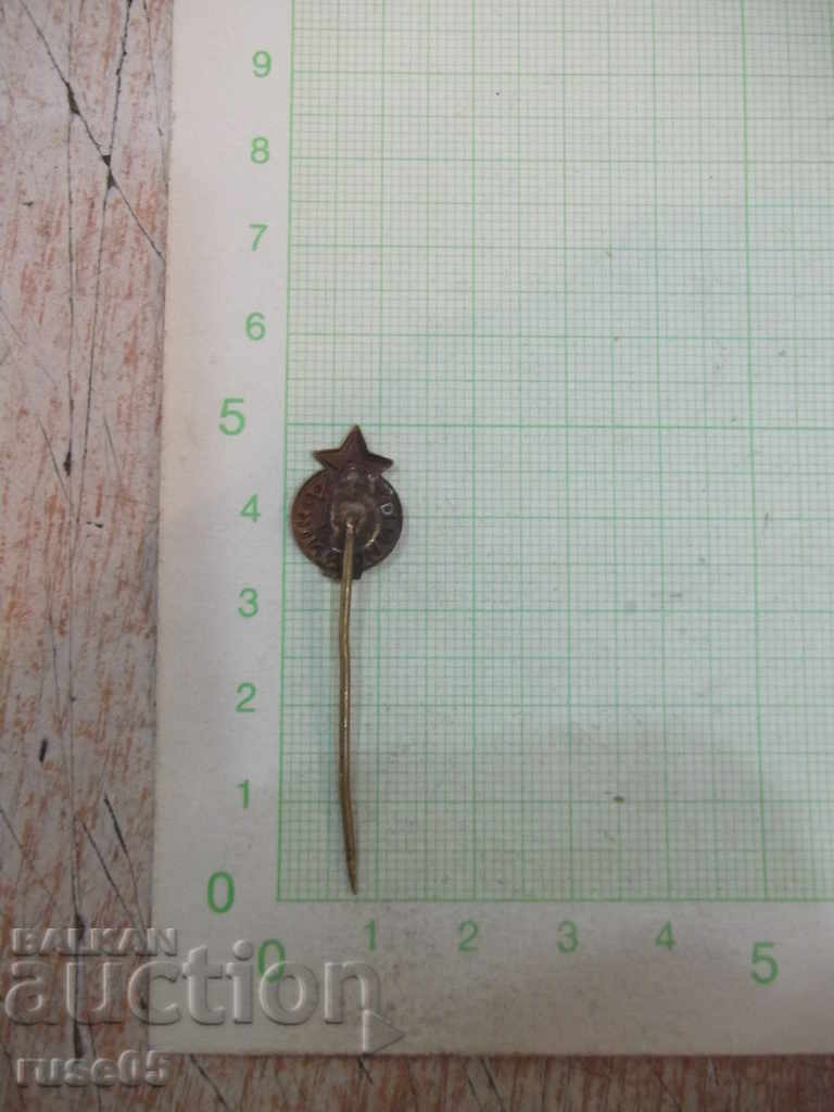 Badge "DEN HORNIKŰ" Hungarian with price 2.00 BGN | € 1.02 Badge "DEN HORNIKŰ" Hungarian with price 2.00 BGN | € 1.02