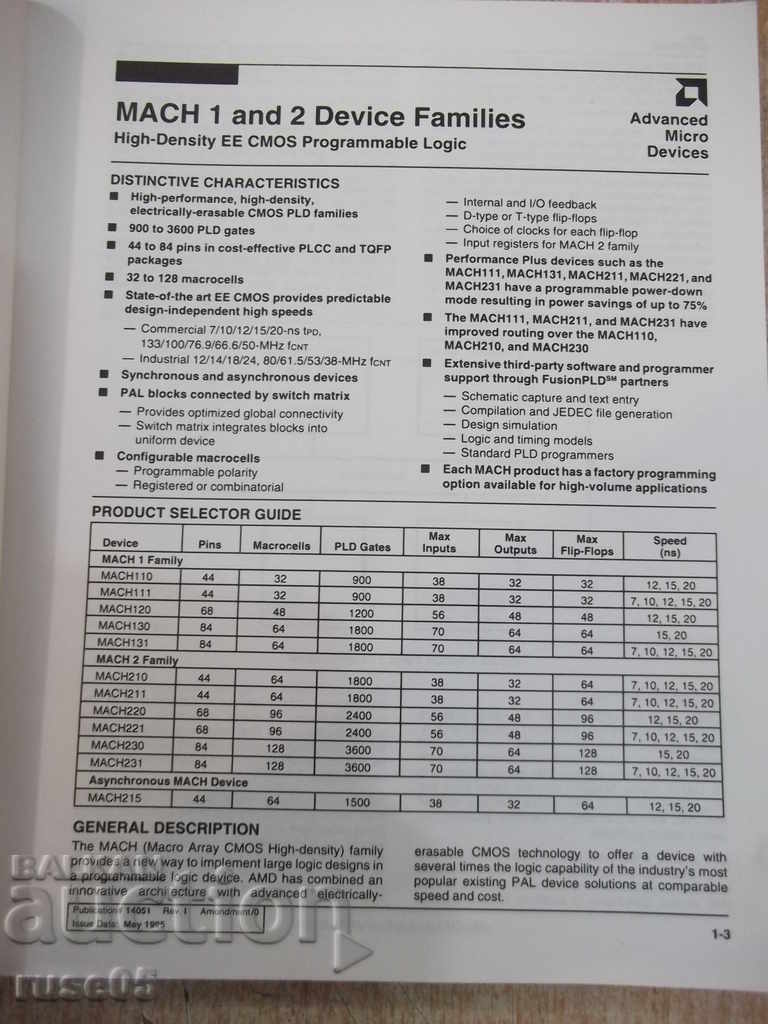 Book "MACH 1, 2, 3, and 4 Family Data Book" - 480 p. - 5 Book "MACH 1, 2, 3, and 4 Family Data Book" - 480 p. - 5