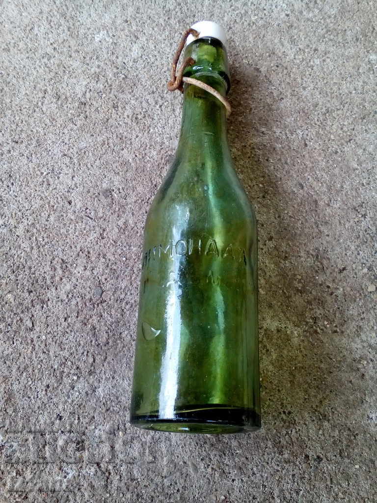 Старинна бутилка,шише ЛИМОНАДА СЪ ПЛОДОВ АРОМАТ