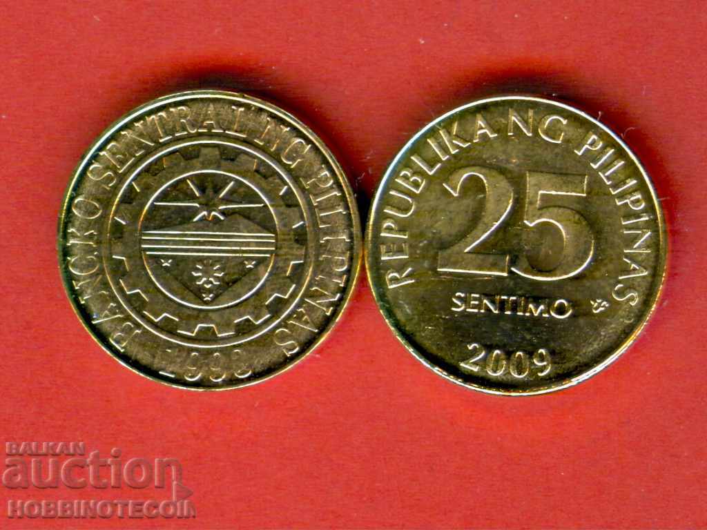 PHILIPPINES PHILLIPINES - 25 număr - numărul 2009 NOU UNC